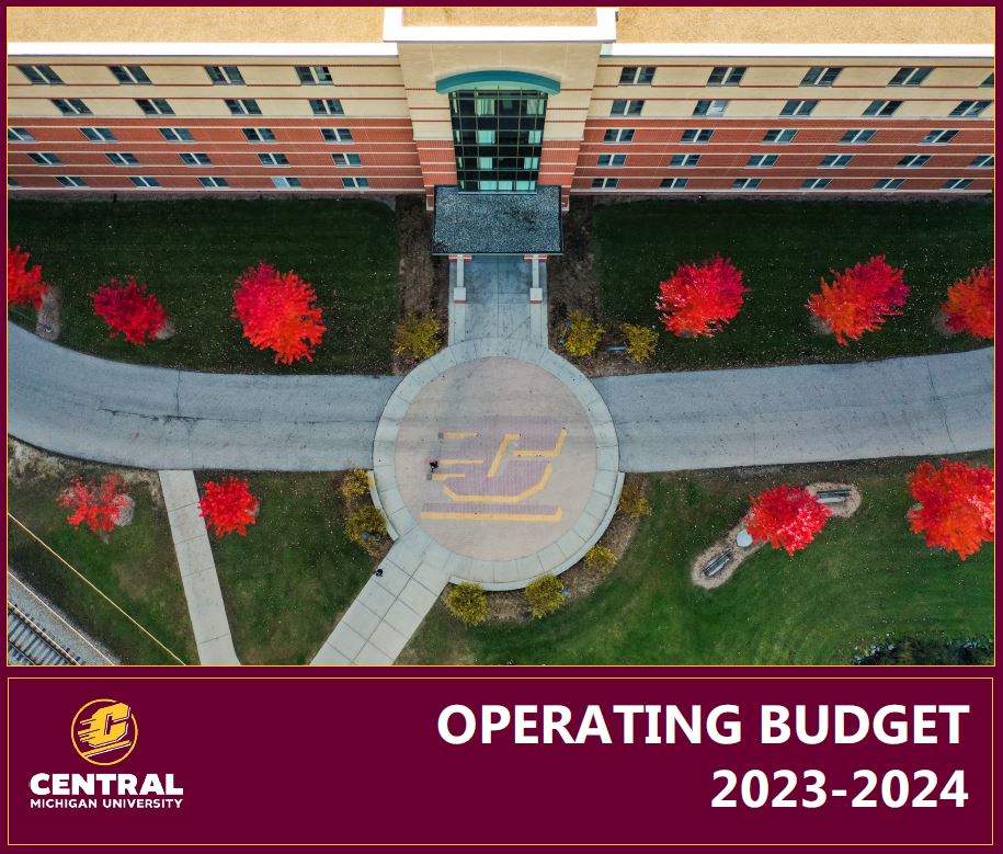 FY24 Central Michigan University Operating Budget Cover Page