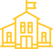 ico-schools icon of a school