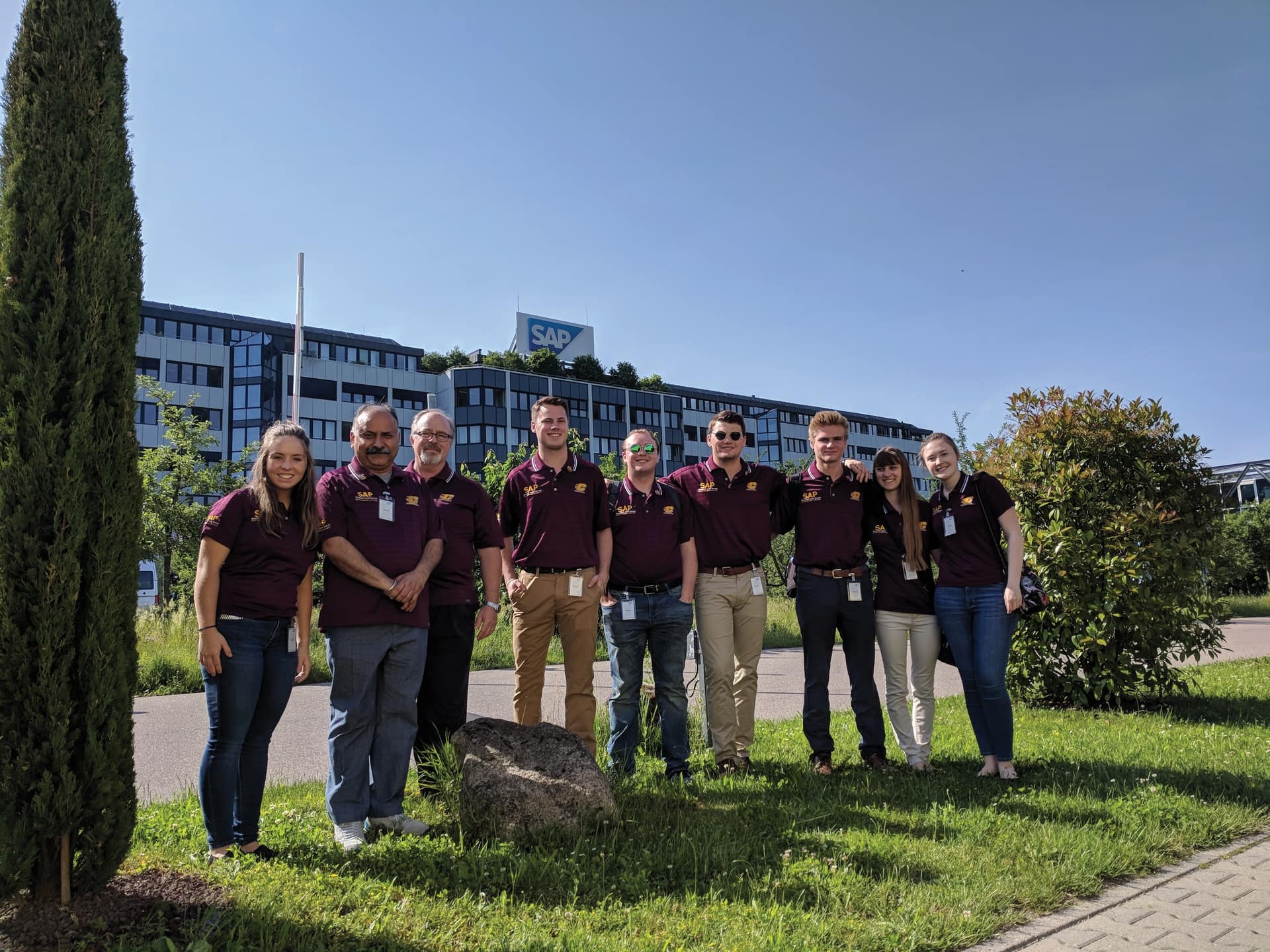 SAP Student User Group at the SAP headquarters in Germany