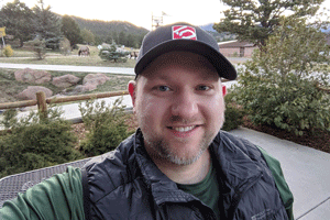 An outdoor headshot of Bob Dvorak.