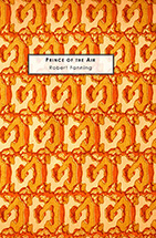 Book cover for Prince of the Air by Robert Fanning includes gold and orange interlocking pattern.