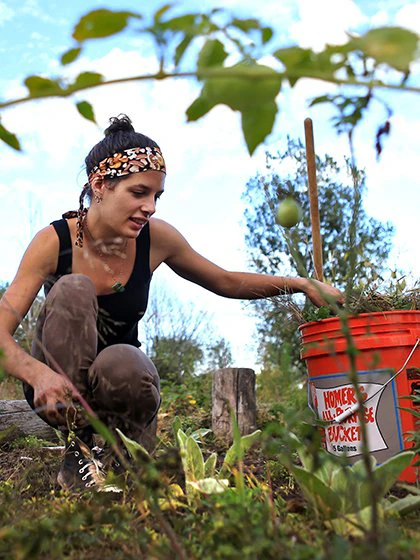 Organic gardening is part of environmental sustainability at Central Michigan University