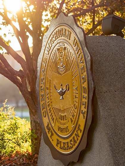 CMU seal at daybreak