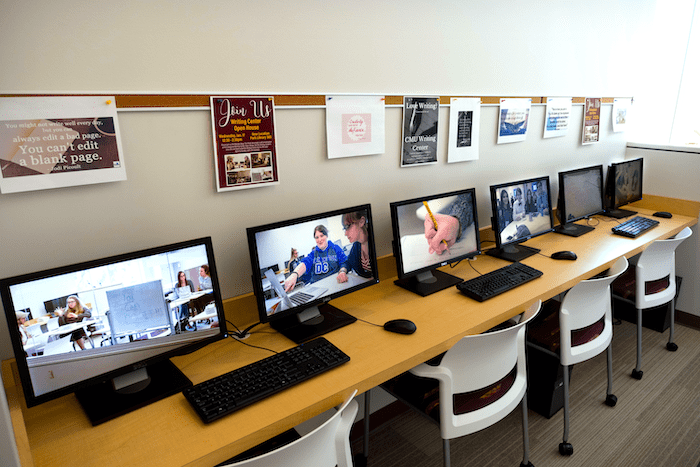 The Computer Lab in the Writing Center