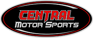 A black and red logo for Central Motor Sports.