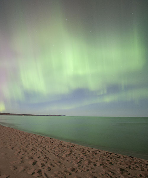 Why can you see the Northern Lights in Michigan?